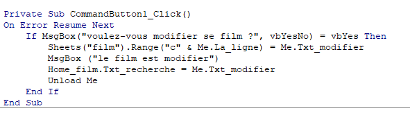 Gestionnaire de location sur Excel