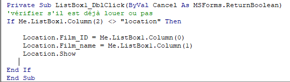 Gestionnaire de location sur excel 