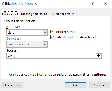 Recherche sur multiple page