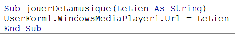 Jouer de la musique sur Excel