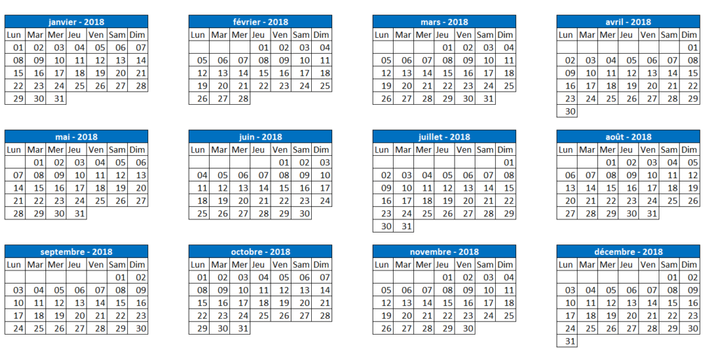 calendrier