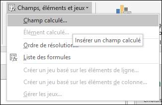 champs calculé