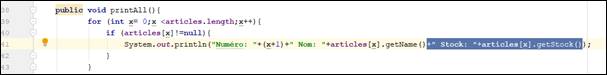 créer un magasin en Java
