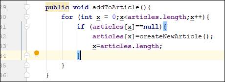 créer un magasin en Java