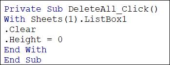 listbox dans Excel