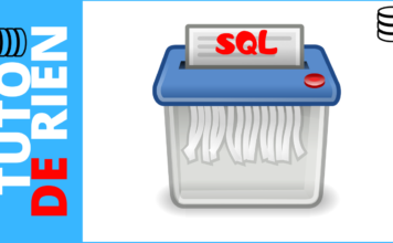 Supprimer des données, tableau et base de données.