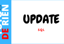 SQL mettre à jour des données et des tables