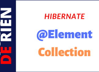 Hibernate Elément de collection.