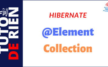 Hibernate Elément de collection.