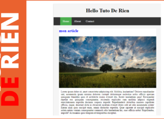 Débuter avec HTML et CSS