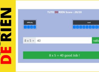JavaScript condition : création d’un test de calcule