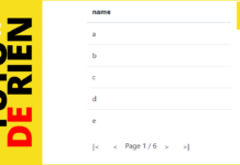 Système de pagination JavaScript