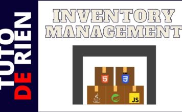 Gestionnaire d’inventaire Full Project Spring – HTML – CSS – Javascript