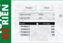 Créer une base de données facilement avec un formulaire de saisie sur Excel