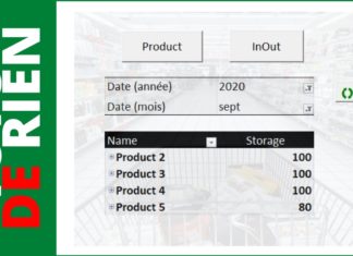 Créer une base de données facilement avec un formulaire de saisie sur Excel