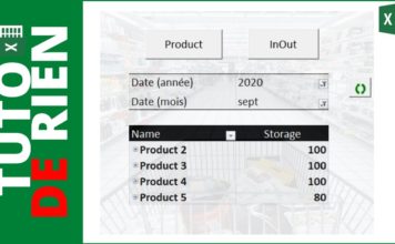 Créer une base de données facilement avec un formulaire de saisie sur Excel