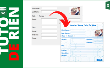 Exel VBA moderniser un vieux formulaire