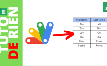 Remplir des données avec google apps Script